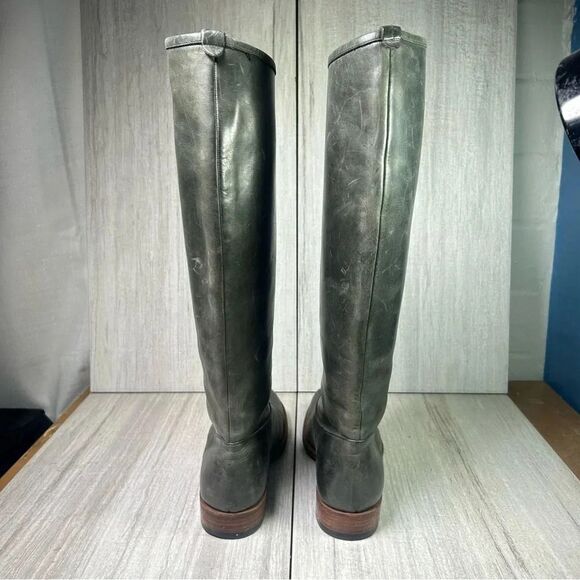 RARE Plus By Chausser Japan Tall Riding Equestrian Boots Leather Womens Size 6.5 - Picture 6 of 11